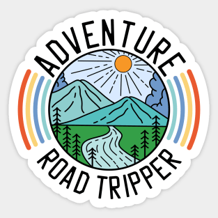 Adventure road tripper Sticker